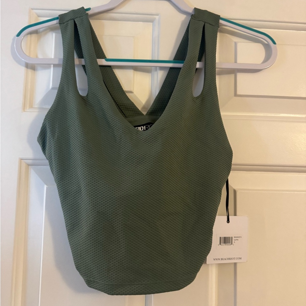 Beach Riot Olive Textured Activewear Set - Picture 2 of 5